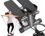 Stair Stepper For Exercise, Mini Steppers With Resistance Band, Hydrauli... - £117.35 GBP