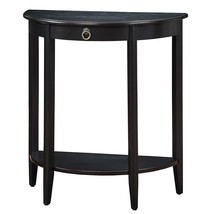 Justino II Console Table, Black Finish - $106.00