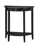Justino II Console Table, Black Finish - $148.69 CAD
