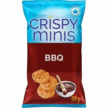 6 Bags of Quaker Crispy Minis BBQ Flavored Rice Chips 100g Each - Free s... - £27.32 GBP
