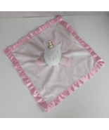 Cloud Island Pink Unicorn Gold Glitter Baby Snuggie Lovey Security Blanket - $13.46 CAD