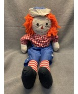 Vintage Raggedy Andy 24” Doll Orange Yarn Hair Doll KG JD - £23.37 GBP