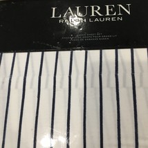 Ralph Lauren Spencer Stripe Sateen 4pc Queen Sheet Set White Navy Stripe Nip. - £89.80 GBP