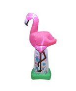 6 Foot Tall Lighted Inflatable Pink Tropical Flamingo Air Blown Yard Dec... - £51.14 GBP