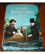 ECHO &amp; THE BUNNYMEN Flowers ORIG 2001 Cooking Vinyl PROMO POSTER - $39.99
