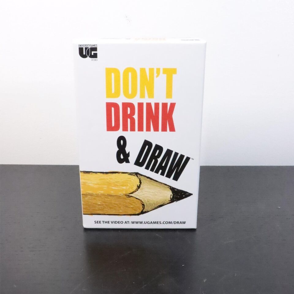 University Games Don't Drink & Draw 21+ Adult Pop Culture Party Drinking Game - $12.00