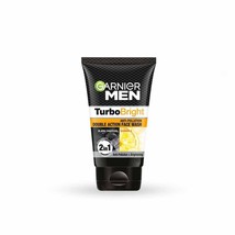 Garnier Men Turbo Bright Anti-Pollution Double Action Face Wash, Cleanse... - $12.27