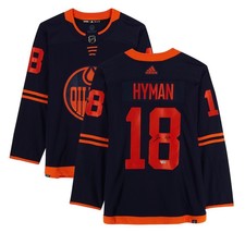 Zach Hyman Autographed Edmonton Oilers Authentic Navy Alt. Jersey Fanatics - £315.01 GBP