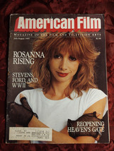 Rare AMERICAN FILM July 1985 Rosanna Arquette Michael Cimino Barbara Corday - £11.06 GBP