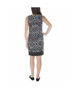 Mario Serrani Womens Sleeveless Shift Dress (Black/White Diamond Print) ... - £11.94 GBP