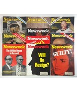 Newsweek Lot of 10 Magazines 1960s &amp;1970s Moonwalk, Nixon, Calley, Accus... - £65.10 GBP