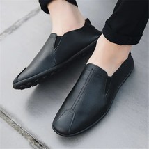 Men Loafers Shoes Spring 2021 Fashion Boat Footwear Man  Leather Moccasins Men&#39;S - £39.77 GBP