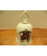 Norman Rockwell 1979 Limited Ceramic Danbury Mint Bell "Puppy in the Poc... - $24.99