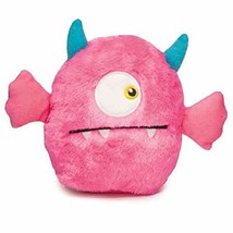 MPP Rock Monster Dog Toys Soft Ball Shape Plush Squeaker Silly Face 7&quot; Choose Co - £10.32 GBP