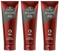 (3 Ct) Old Spice Men&#39;s Bald Care System STEP 2 Shave Cream Vitamin E - 10.9 oz - £22.57 GBP