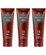 (3 Ct) Old Spice Men&#39;s Bald Care System STEP 2 Shave Cream Vitamin E - 1... - £23.05 GBP