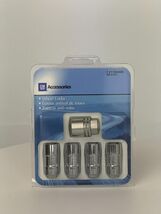 New GM Accessories Chevy GMC Cadillac Chrome Locking Lug Nut Kit With Ke... - $29.69