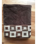 Avanti Precision Bath Towel 27&quot; x 51&quot; 100% Cotton Mocha Brown ~ Very Nic... - £13.99 GBP