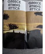 1980s Greece Athens Attica Map - £13.76 GBP