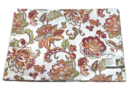 Fiesta Placemat Set (4) 13 x 18" Barbados Jacobean/Warm Multi-Floral In/... - $29.67