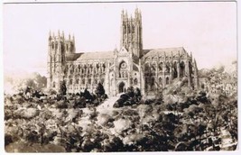 District Of Columbia DC Postcard RPPC Washington Cathedral Mount Saint Alban - £1.48 GBP