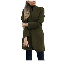 2022 New Winter Warm Topcoat Womens   Coat Trench Jacket Ladies Warm Long Overco - £86.28 GBP