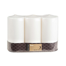 Darice Pillar Candle White Unscented 2.8 x 5.8 inches - £36.04 GBP