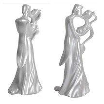 The First Kiss Wilton Wedding Anniversary Cake Topper Shimmer White 202-9417 - £9.17 GBP