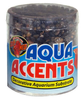 Primary image for Zoo Med Aqua Accents Dark River Pebbles - Premium Aquarium Substrate for Freshwa