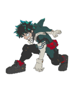 Anime Embroidery Pattern MHA Deku Stride - £3.99 GBP