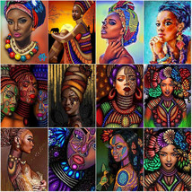 Paint By Numbers Kit Women Figure Wall Art DIY Oil Painting On Canvas for Adults - £13.07 GBP