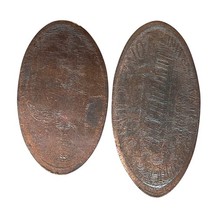 Lot 6 Vintage Pressed Souvenir Pennies Shamu Hollywood Erie PA Haunted Mansion image 5