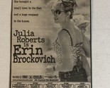 Erin Brockovich Vintage Movie Print Ad Julia Roberts TPA5 - £4.66 GBP