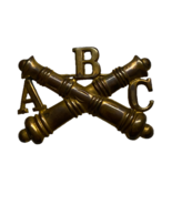 CIRCA 1905, U.S. ARMY, ARTILLERY, COLLAR INSIGNIA, PINBACK, NICE VARIATION - $839.98 MXN