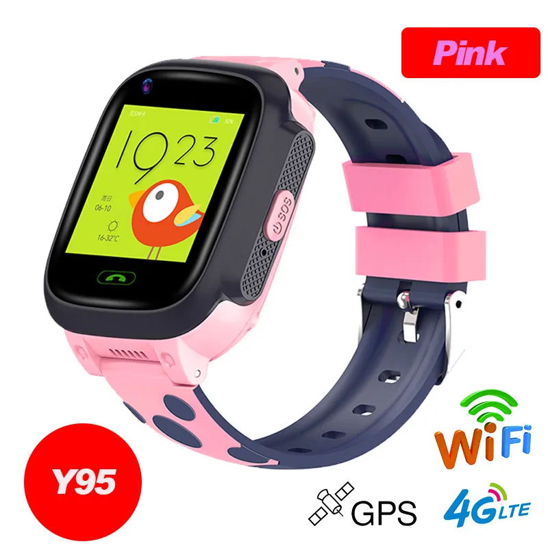 Y95 Child Smart Watch Phone GPS Waterproof Kids Smart Watch 4G  Wifi Antil-lost  - £191.33 GBP