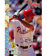 MLB Philadelphia Phillies - Pat Burrell - Photos &amp; Letter (2002) - Preowned - £38.75 GBP