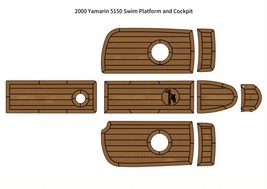 2000 Yamarin 5150 Cockpit Pad Boat EVA Foam Faux Teak Deck Floor Mat Flo... - $650.00