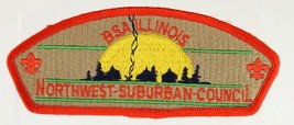 Vintage BSA Boy Scout Scouting Council Patch NORTHWEST SUBURBAN Illinois - $8.95