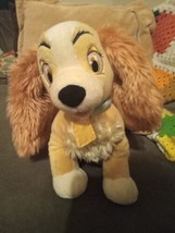 Disney Store Authentic Lady Plush Stuffed Animal from Lady and the Tramp - £5.98 GBP