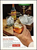 1950s Early Times Kentucky Straight Bourbon Whiskey PRINT AD BX1 - $6.64