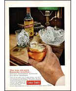 1950s Early Times Kentucky Straight Bourbon Whiskey PRINT AD BX1 - $6.64