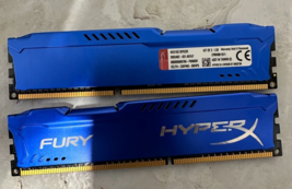 Kingston Hyper X Fury 8GB 2x4GB DDR3 1600 PC3-12800 Ram HX316C10F/4 - £12.25 GBP