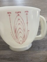 Vintage TUPPERWARE #500-7 Mix N Stor 8 Cup 2 Qt Measuring Bowl Pitcher with Lid - £15.44 GBP