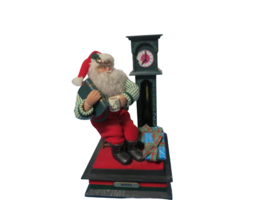 Vtg 1994 Holiday Creations Animated Musical Santa Battery Operated 12&quot;T - £19.42 GBP