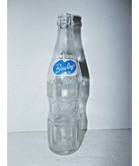 Vintage 1960s King Size Bireley&#39;s 12oz 9.5&quot; Clear Glass Embossed Soda BO... - £30.99 GBP