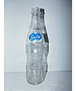 Vintage 1960s King Size Bireley&#39;s 12oz 9.5&quot; Clear Glass Embossed Soda BO... - $54.12 CAD