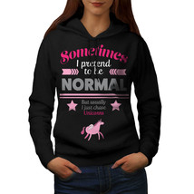 Unicorn Cool Joke Funny Sweatshirt Hoody Myth Fun Women Hoodie - $21.99