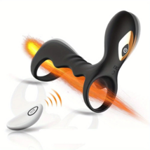 Vibrador Pene Anillo De Polla Estimulador Juguetes Sexuales Para Hombres... - $187.14 MXN
