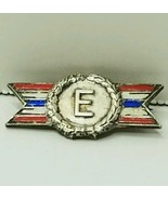 Army Navy Production Award Pin Authentic Sterling Silver &amp; Enamel  - $30.74