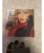 Ruched Long Gloves Fancy Dress Up Halloween Adult Costume Accessory Black - $13.04 CAD